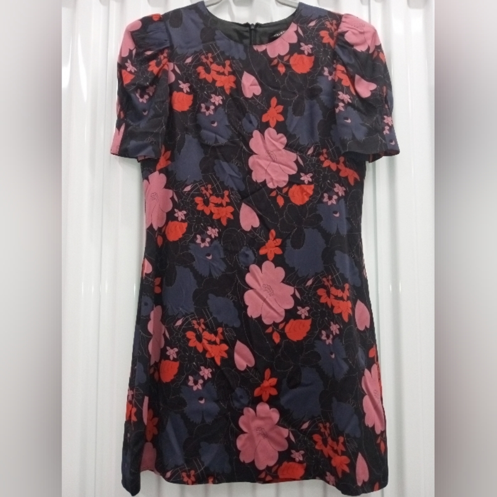 Jill Stuart floral viscose dress size 8